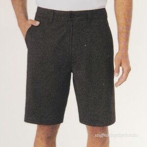 New O'NEILL Drive‎ Men's Blk 2 Way Stretch Shorts, Sz 34, Golf, Casual, Bermuda